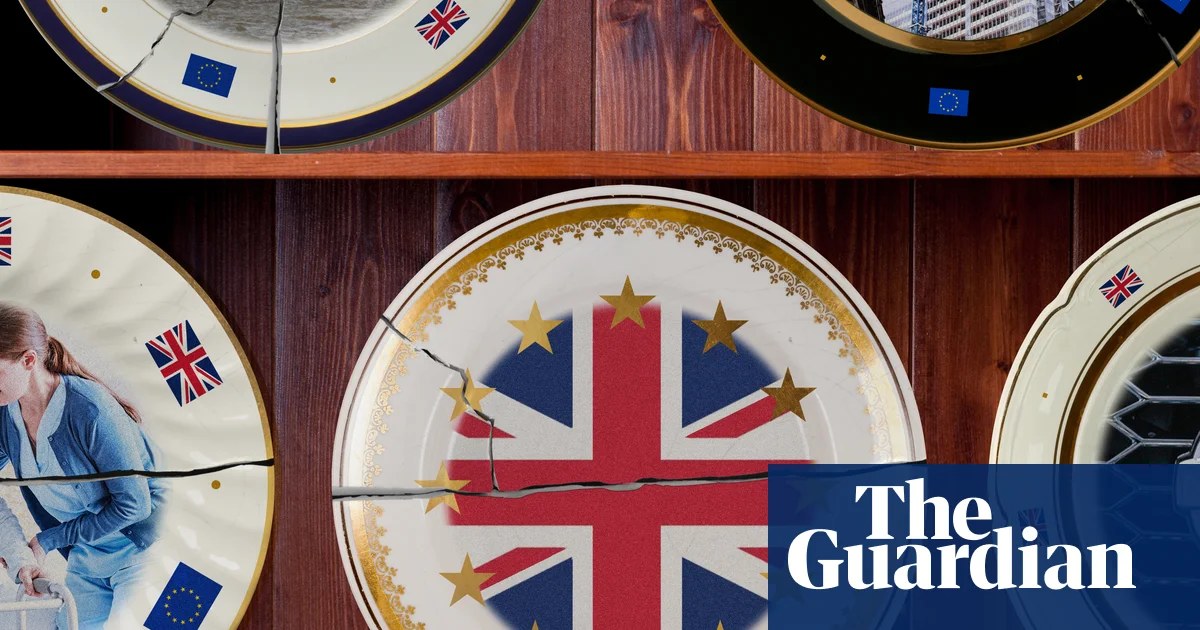 Boats, bankers and borders: five symbols that sum up Brexit a decade on