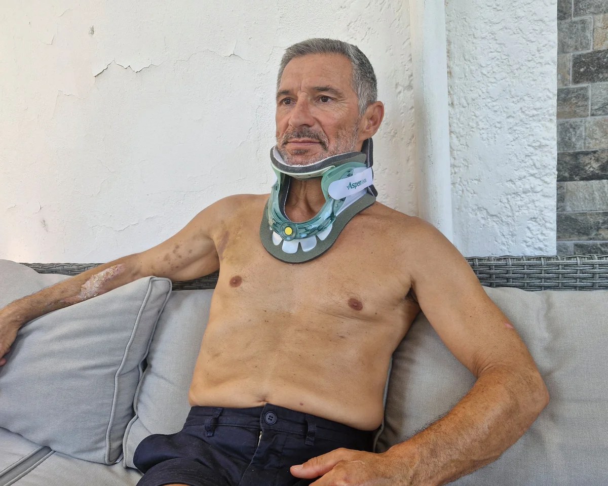 ‘The explosion is what I remember’: man nearly sucked out of Ryanair plane recounts ordeal