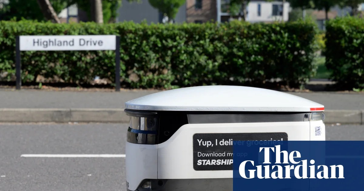 ‘A very good gadget’: taking delivery from the robots of Milton Keynes